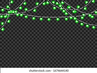 Light party background tranparant, illuminated greeting decoration glowing light effect on tranparant background. vector illustration - blur in the lighting
