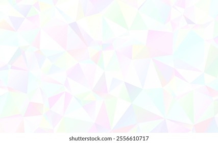Light pastel abstract polygonal vector background. Polygonal vector illustration.