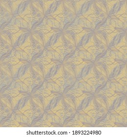 Light pastel botanical seamless vector pattern. Elegant surface print design for fabrics, wedding stationery, backgrounds, textiles, gift wrap, and packaging.