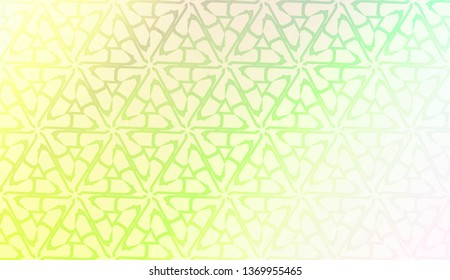 Light Pastel color Gradient Background with Geometric Pattern. For Your Graphic Invitation Card, Poster, Brochure. Vector Illustration