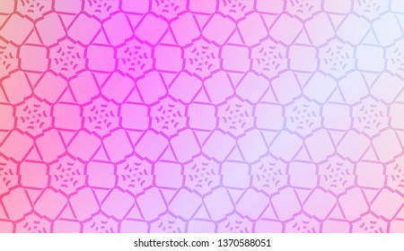 Light Pastel color Gradient Background with Geometric Pattern. For Your Graphic Invitation Card, Poster, Brochure. Vector Illustration