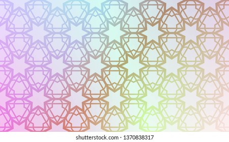 Light Pastel color Gradient Background with Geometric Pattern. For Your Graphic Invitation Card, Poster, Brochure. Vector Illustration