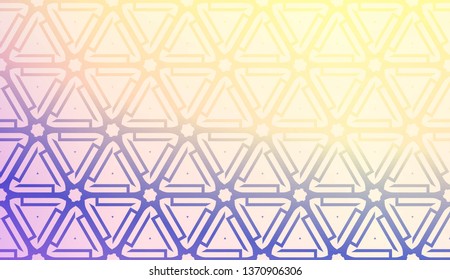 Light Pastel color Gradient Background with Geometric Pattern. For Your Graphic Invitation Card, Poster, Brochure. Vector Illustration