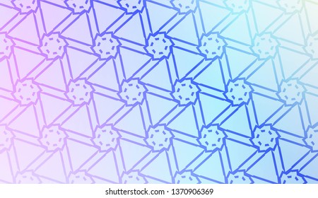 Light Pastel color Gradient Background with Geometric Pattern. For Your Graphic Invitation Card, Poster, Brochure. Vector Illustration