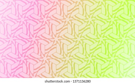 Light Pastel color Gradient Background with Geometric Pattern. For Your Graphic Invitation Card, Poster, Brochure. Vector Illustration
