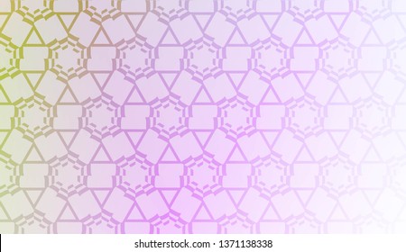 Light Pastel color Gradient Background with Geometric Pattern. For Your Graphic Invitation Card, Poster, Brochure. Vector Illustration