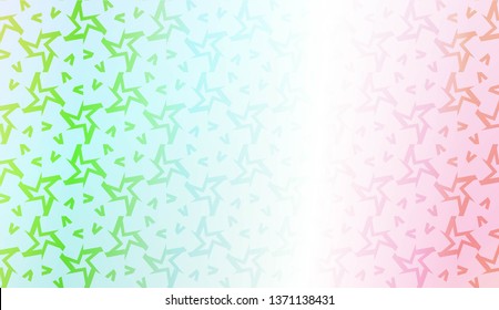 Light Pastel color Gradient Background with Geometric Pattern. For Your Graphic Invitation Card, Poster, Brochure. Vector Illustration