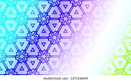 Light Pastel color Gradient Background with Geometric Pattern. For Your Graphic Invitation Card, Poster, Brochure. Vector Illustration
