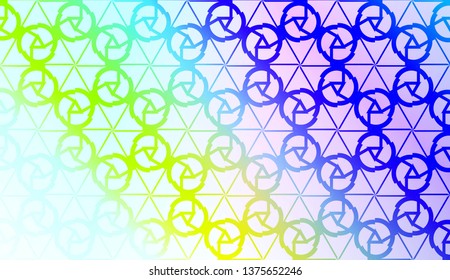 Light Pastel color Gradient Background with Geometric Pattern. For Your Graphic Invitation Card, Poster, Brochure. Vector Illustration