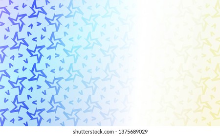 Light Pastel color Gradient Background with Geometric Pattern. For Your Graphic Invitation Card, Poster, Brochure. Vector Illustration