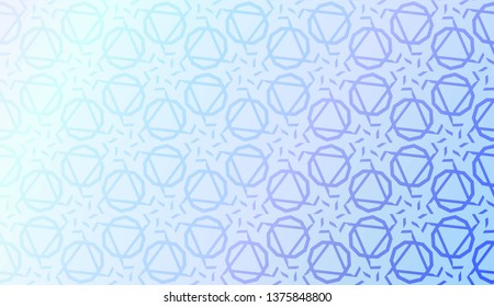 Light Pastel color Gradient Background with Geometric Pattern. For Your Graphic Invitation Card, Poster, Brochure. Vector Illustration