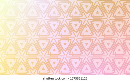 Light Pastel color Gradient Background with Geometric Pattern. For Your Graphic Invitation Card, Poster, Brochure. Vector Illustration