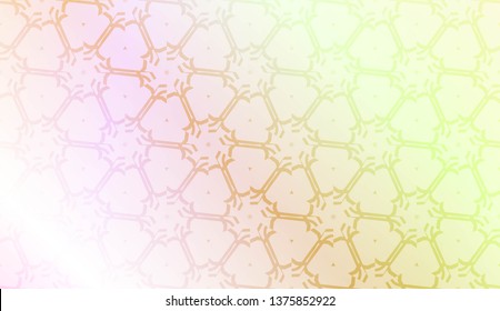 Light Pastel color Gradient Background with Geometric Pattern. For Your Graphic Invitation Card, Poster, Brochure. Vector Illustration