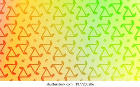 Light Pastel color Gradient Background with Geometric Pattern. For Your Graphic Invitation Card, Poster, Brochure. Vector Illustration