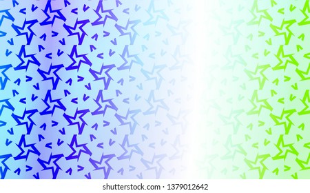 Light Pastel color Gradient Background with Geometric Pattern. For Your Graphic Invitation Card, Poster, Brochure. Vector Illustration