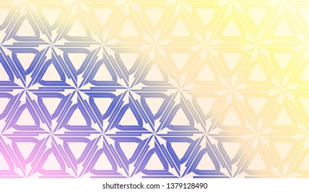 Light Pastel color Gradient Background with Geometric Pattern. For Your Graphic Invitation Card, Poster, Brochure. Vector Illustration