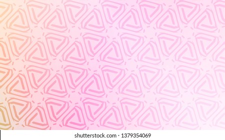 Light Pastel color Gradient Background with Geometric Pattern. For Your Graphic Invitation Card, Poster, Brochure. Vector Illustration