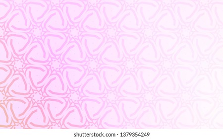 Light Pastel color Gradient Background with Geometric Pattern. For Your Graphic Invitation Card, Poster, Brochure. Vector Illustration