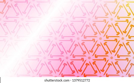 Light Pastel color Gradient Background with Geometric Pattern. For Your Graphic Invitation Card, Poster, Brochure. Vector Illustration