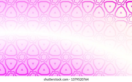 Light Pastel color Gradient Background with Geometric Pattern. For Your Graphic Invitation Card, Poster, Brochure. Vector Illustration