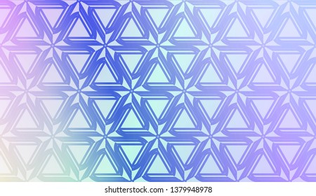 Light Pastel color Gradient Background with Geometric Pattern. For Your Graphic Invitation Card, Poster, Brochure. Vector Illustration