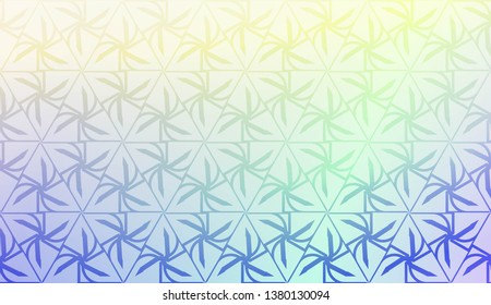 Light Pastel color Gradient Background with Geometric Pattern. For Your Graphic Invitation Card, Poster, Brochure. Vector Illustration