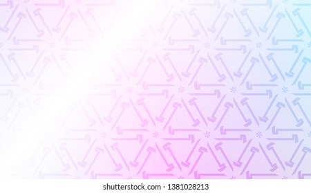 Light Pastel color Gradient Background with Geometric Pattern. For Your Graphic Invitation Card, Poster, Brochure. Vector Illustration