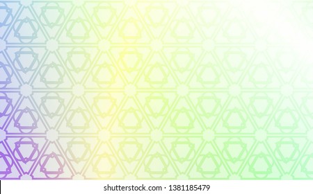 Light Pastel color Gradient Background with Geometric Pattern. For Your Graphic Invitation Card, Poster, Brochure. Vector Illustration