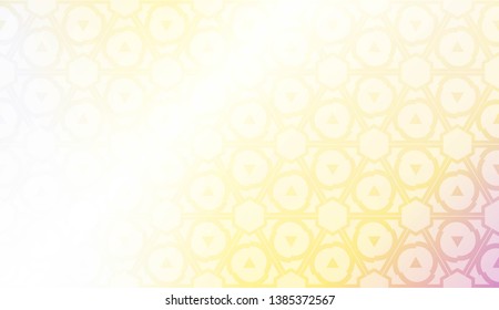 Light Pastel color Gradient Background with Geometric Pattern. For Your Graphic Invitation Card, Poster, Brochure. Vector Illustration