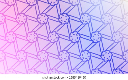 Light Pastel color Gradient Background with Geometric Pattern. For Your Graphic Invitation Card, Poster, Brochure. Vector Illustration