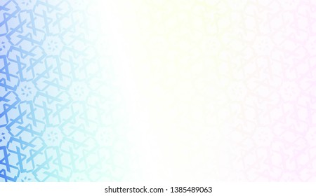 Light Pastel color Gradient Background with Geometric Pattern. For Your Graphic Invitation Card, Poster, Brochure. Vector Illustration