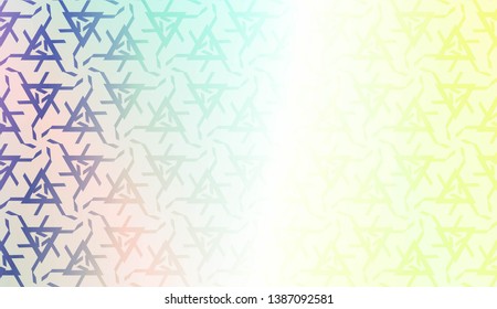 Light Pastel color Gradient Background with Geometric Pattern. For Your Graphic Invitation Card, Poster, Brochure. Vector Illustration