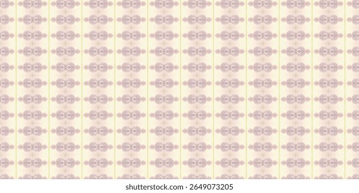 Padrão suave pastel sem emenda com formas abstratas suaves e simetria sutil. Mínimo e elegante, ideal para design, fundos ou papel de carta.