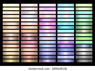 Light Pastel Shiny Gradient Collection Every Color Swatches