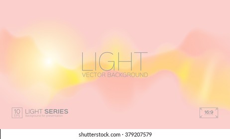 Light pattern, abstract background with glow, blur. Pink color. Vector EPS 10