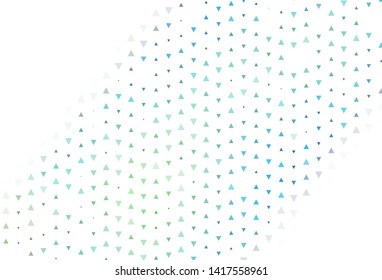 Light pattern with polygonal style. Beautiful illustration with triangles in nature style. Smart design for your adverts.