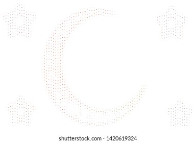 Light pattern with polygonal style. Illustration with set of colorful triangles. Pattern for commercials.