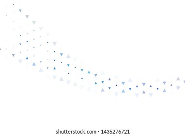 Light pattern with polygonal style. Illustration with set of colorful triangles. Pattern for commercials.