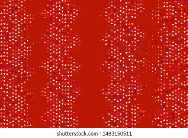Light pattern with polygonal style. Modern abstract illustration with colorful triangles. Template for wallpapers.