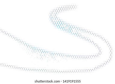 Light pattern with spheres. Abstract illustration with colored bubbles in nature style. Design for your business advert.