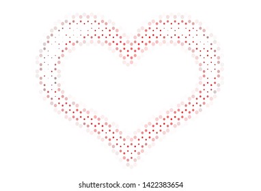 Light pattern with spheres. Abstract illustration with colored bubbles in nature style. Design for poster, banner of websites.