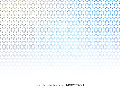 Light pattern with spheres. Abstract illustration with colored bubbles in nature style. Pattern for textures of wallpapers.