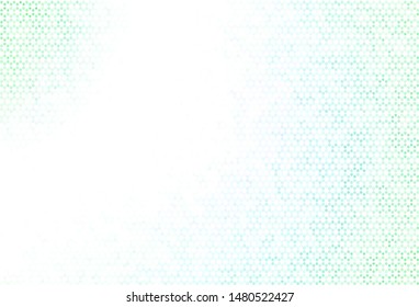 Light pattern with spheres. Abstract illustration with colored bubbles in nature style. Pattern for ads, leaflets.