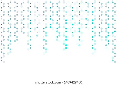 Light pattern with spheres. Abstract illustration with colored bubbles in nature style. Pattern for ads, leaflets.