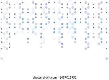 Light pattern with spheres. Beautiful colored illustration with blurred circles in nature style. Pattern for futuristic ad, booklets.