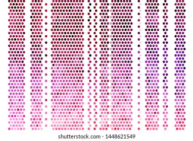 Light pattern with spheres. Blurred decorative design in abstract style with bubbles. Pattern for ads, leaflets.