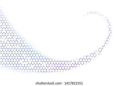 Light pattern with spheres. Modern abstract illustration with colorful water drops. Design for your business advert.
