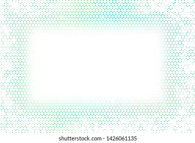 Light pattern with spheres. Modern abstract illustration with colorful water drops. Pattern for textures of wallpapers.
