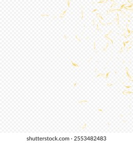 Light Peach Beauty Vector Transparent Background. Gold Tender Cherry Texture. Yellow Lotus Blur Template. White Petal Fly Cover. Summer Floral Banner.