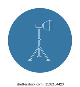 light for photography icon. Element of photo icons for mobile concept and web apps. Badge style light for photography icon can be used for web and mobile apps